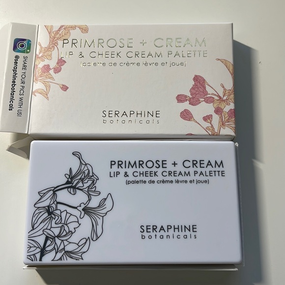 Seraphine botanicals primrose and cream lip and cheek cream palette - Picture 1 of 3